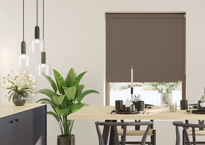 Trinity (Blackout), Truffle - Roller Blind - Image 3